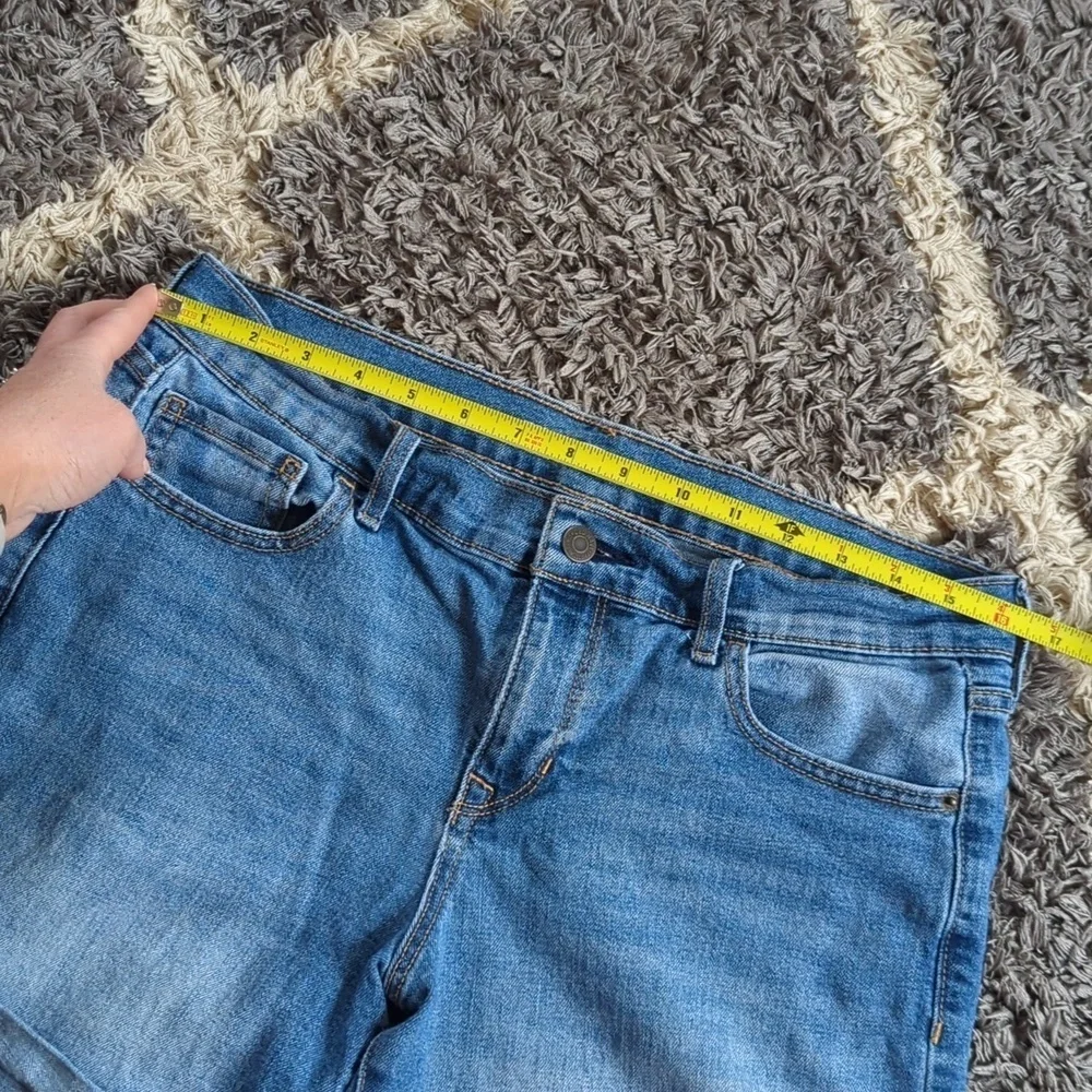 Old Navy Size 10 Denim Jean Bundle Two Pairs Mid And Long Length